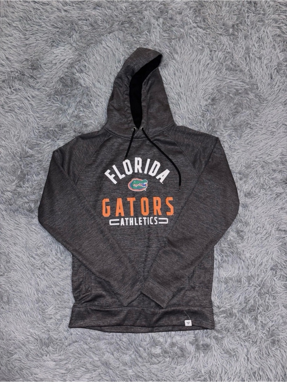 Florida Gators Mens Fanatics Gray Pullover Hoodie Drawstring Small College
